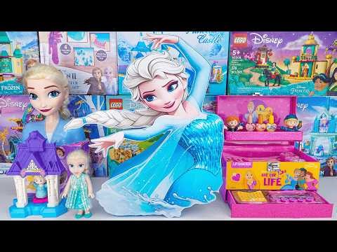 Disney Princess Toys Collection Unboxing | Disney Princess Elsa Frozen Castle Toys | ASMR Toys