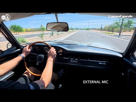 1968 Porsche 911L Coupe 5-Speed Test Drive (External Mic)