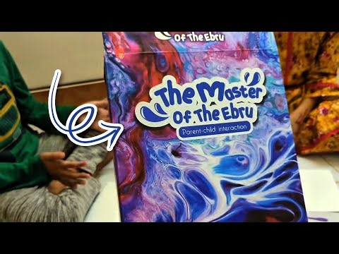 How to do Marbling Paint and Ebru Art at Home #diy