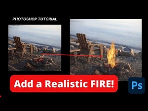 HOW-TO: Add a Realistic Looking FIRE to Any Image in Photoshop! (Under 3 Minutes)