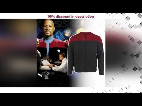 #Deep Space Nine Anime Cosplay Commander Sisko Uniform Voyager Jacket Costume Halloween Cosplay ST