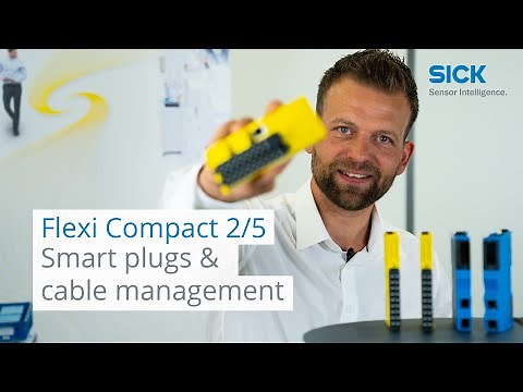 Introducing Flexi Compact (2/5): Smart plugs & cable management | SICK AG