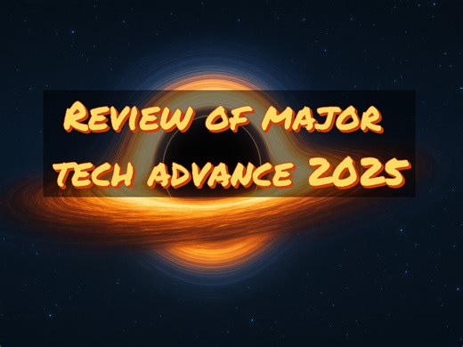 Review of major tech advance in 2025