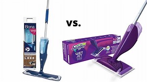 Bona Spray Mop vs. Swiffer WetJet Comparison - Cleaners Talk
