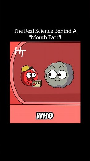 The Science of the "Mouth Fart" (Why Do We Do It?) #shorts