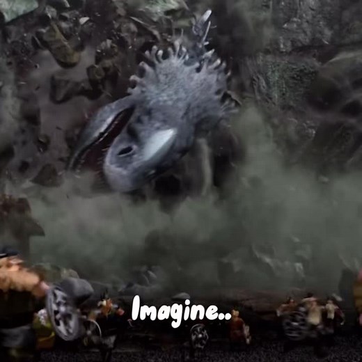 Red Night Fury Dragon Encounter | HTTYD Scenes