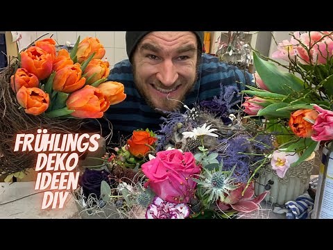 Deko Inspirationen Frühling 2023 mit dem Blumenmann - Deko Ideen für drinnen und draussen