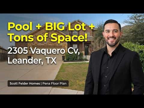 Pool + BIG Lot + Tons of Space! | 2305 Vaquero Cv, Leander TX