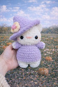 Witch Crochet Cat Amigurumi Pattern PDF • Cute Halloween Cat Doll • Beginner Friendly Crochet Toy - Etsy