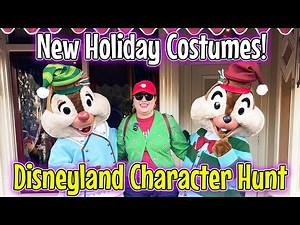 New Disneyland Character Costumes for the 2024 Holiday Season! Disney Christmas Character Hunt