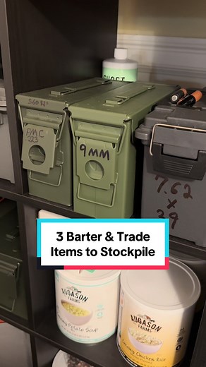 3 items to add to your barter and trade stockpile as a prepper. #prepper #prepping #prepperessentials
