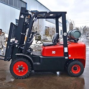 [Hot Item] High Performance LPG Forklift Truck 4 Wheel Hydraulic Warehouse Fork Lift