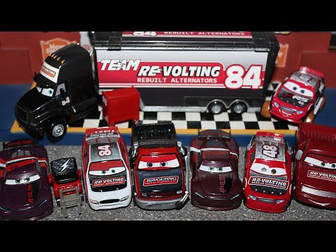 Mattel Disney Cars Team Re-Volting (Aaron, Racer, Hauler, Pitty, Crew Chief) Piston Cup Teams Ep. 12