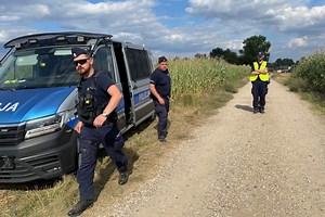 An unidentified flying object has crashed and exploded in a Polish field