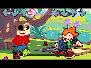 FNF Twiddle Finger vs Playable Pico & Darnell Sings Can Can | Troublemaker FNF Update Mods