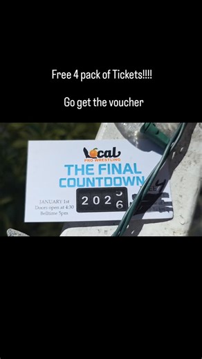 This voucher still sits here!!! | Local Pro Wrestling | Facebook