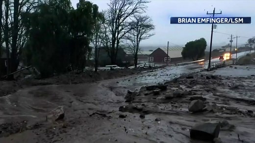 Extreme weather triggers mudslides in California