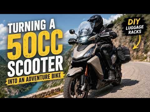 DIY Luggage racks for the Shineray Cub 50 – Part 2