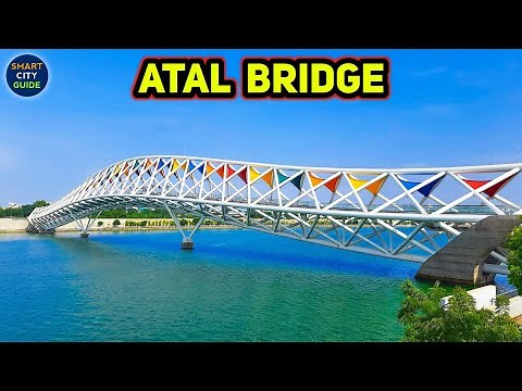 "ATAL PEDESTRIAN BRIDGE" IS READY & INAUGURATED BY PM MODI 🇮🇳 | Atal Foot Over Bridge, Ahmedabad