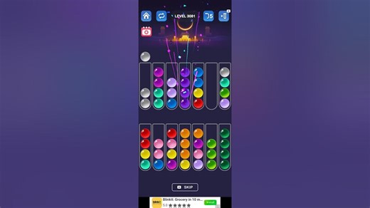 Ball Sort Puzzle Level 3081