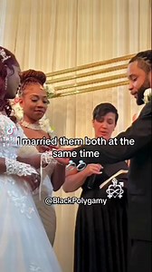 80K views · 1.1K reactions | He Marries Them Both At The Same Time #Polygamy  Love Wins | Black Polygamy | Facebook