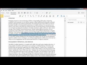 Annotate a PDF Document