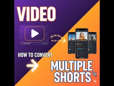 how to converts youtube videos into short in simple steps ??
