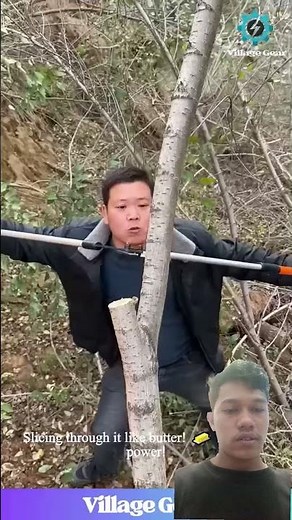 ULTIMATE Tree Branch Cutter! 💪 Watch This POWERFUL Tool Slice Through Thick Branches Like Butter!