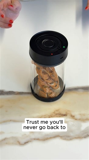 Vacuum storage is a game changer for keeping coffee and food fresh! 🤩 Shop our vacuum canister now for $27 | Kmart New Zealand