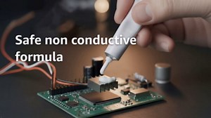 Easycargo 100pcs VRM 9mm Heatsink Kit + 10g Thermal Conductive Adhesive Silicone Glue, Small mini Cooler Heat Sink for Cooling VRM GPU Motherboard Stepper Driver MOSFET Voltage Regulators 9mmx9mmx5mm