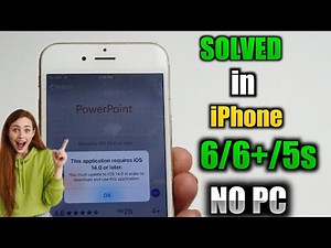 How to Fix App Requires ios 14 or later || fix this application requires ios 13.0 or later