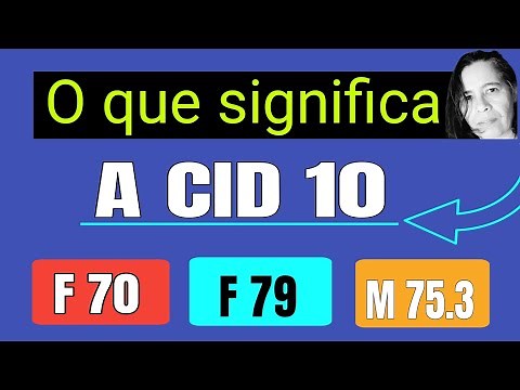 Descubra agora as CID - F70 - F79 - M75 - Classificação de doenças