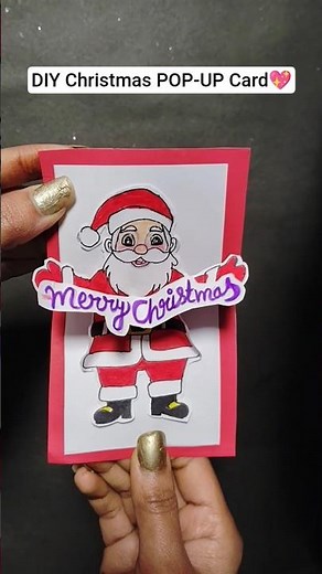 STUNNING Handmade Christmas POP UP CARD!