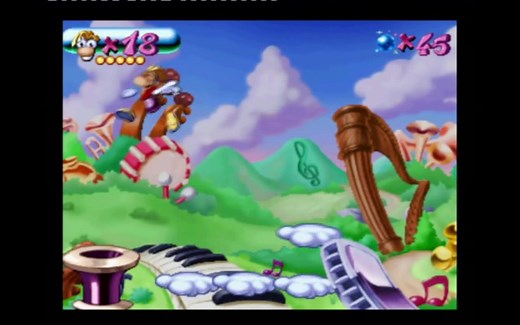 【PS经典游戏回顾】雷曼1代 通关视频 Rayman 1 HD 100% Walkthrough