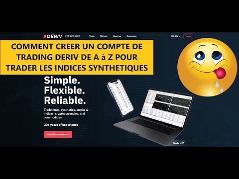 deriv comment créer un compte de trading de A à Z
