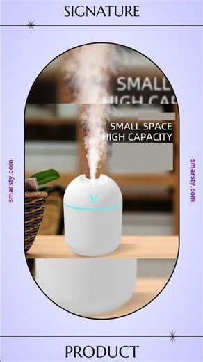 USB Mini Aroma Humidifier Diffuser With LED Lamp 250ML