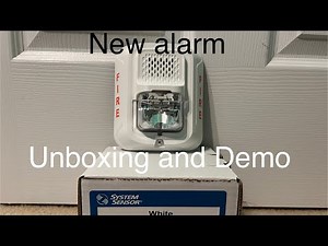 Unboxing and Demonstration of my brand new System Sensor P2WL.
