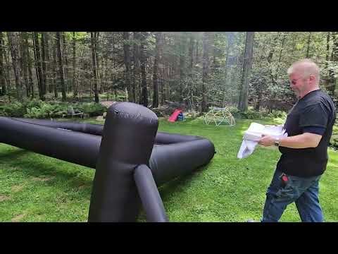 VEVOR 16FT Inflatable Movie Screen Outdoor, Inflatable Projector Screen 16:9 Easy Set Up