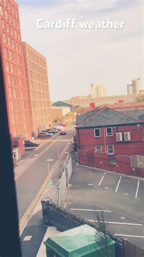 Lovely weather in Cardiff