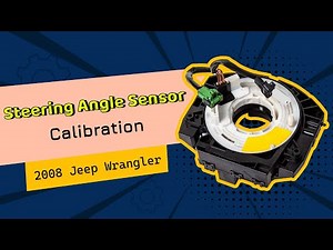 How to Use Steering Angle Sensor Calibration Function on SDS | 2008 Jeep Wrangler
