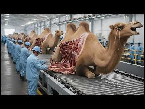 Inside the Largest Bactrian Camel Factory — How Two-Humped Camels Become Million-Dollar Products