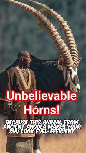 Earth's CRAZIEST Creature! #GiantSableAntelope #AncientAngola #WildlifeHistory