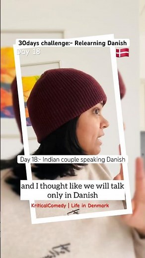 Day 18: Relearning Danish | Indian couple learning Danish language together | life in #denmark
