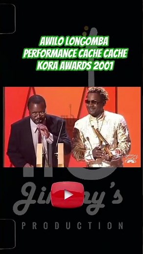 Awilo Longomba, une performance mémorable aux Kora Awards 2001 sur « Cache Cache #Awilo #KoraAwards