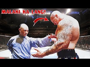 Aroganteng Boksingero Pinataob Sa laban Ng Isang Kungfu Master Kahit Na Nakakalamang Siya Sa Laki