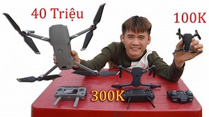 6.3M views · 10K reactions | Thử Chơi Và So Sánh Máy Bay Flycam Điều Khiển Từ Xa Giá 100k vs 1 Triệu vs 40 Triệu | Hưng Vlog | Facebook