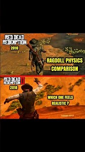 RDR1 vs RDR2 – Ragdoll Physics Comparison