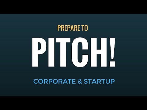 PITCH! How to prepare and present a business case and startup project ? Thomas Wittig