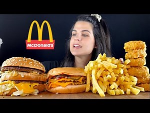 MCDONALD'S (BIG MAC, DOUBLE CHEESEBURGER, CHICKEN NUGGETS & FRIES) | MUKBANG | ASMR | EATING SOUNDS