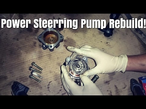 Here Is How To Rebuild A Nissan Altima Nissan Sentra And Infiniti G20 Power Steering Pump